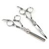 6.0 Inch Hair Cutting Scissors Set, Barber Scissors, Hair Cutting Scissors, Japan 440C Hair Cutting Shears, for Barber Or Home Use, Plus Bonus Faux Leather Case view 1