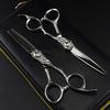 6.0 Inch Hair Cutting Scissors Set, Barber Scissors, Hair Cutting Scissors, Japan 440C Hair Cutting Shears, for Barber Or Home Use, Plus Bonus Faux Leather Case view 4