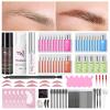 PERMANIA Brow Lamination Kit - Lash Lift & Eyebrow Color, Make Eyelash Perm Voluminous & Curl - Salon & Home Use - Lasts Up to 6 Weeks view 1