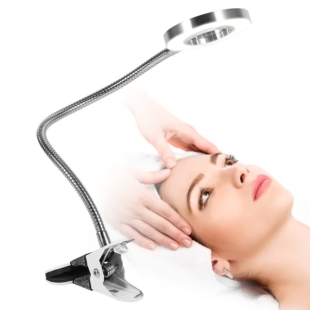 Watris Veiyi Lash Light for Eyelash Extensions, LED Tattoo Lash Extension Light, USB Beauty Lamp for Skincare & Salon