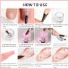 Monja Acrylic Powder - 4PCS 30g Professional Colored Acrylic Nail Powder for Acrylic Nails Extension 3D Nail Art Acrylic Polymer Powder Manicure Salon DIY No Need Nail Lamp view 2