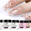 Monja Acrylic Powder - 4PCS 30g Professional Colored Acrylic Nail Powder for Acrylic Nails Extension 3D Nail Art Acrylic Polymer Powder Manicure Salon DIY No Need Nail Lamp view 3