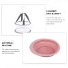 Beavorty 1set Silicone Makeup Brush Hanging Drying Basket Folding Tool for Efficient Makeup Brush Washing and Quick Drying Compact and Reusable Design view 4