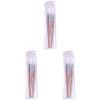 FRCOLOR 9pcs Nail Art Brush Rose Gold Drawing Line Pen for Professional Manicure for Nail Art Designs Portable view 1