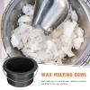 FRCOLOR 3pcs Non-Stick Wax Melting Pot Aluminum Bowl for Hair Removal Wax Beads Practical Inner Bowl for Easy Removal and Safe Melting view 3