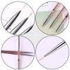 Beaupretty 6pcs Professional Nail Art Tool Rose Gold Drawing Pen for Manicure Nail Design Carving Lightweight Convenient for Artists and Enthusiasts view 2