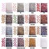 Hisenlee Nail Supplies Wholesale Golden Champagne 14400PCS Crystal Glass Rhinestone Luxury Design Stones for Professional Nail Art Studio (SS51.7-1.8mm) view 3