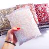 Hisenlee Nail Supplies Wholesale Golden Champagne 14400PCS Crystal Glass Rhinestone Luxury Design Stones for Professional Nail Art Studio (SS51.7-1.8mm) view 4