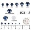 4240Pcs Montana Flatback Rhinestones 6 Sizes Crystal Diamonds for Nail Art Crafts Clothes Shoes with Tweezers and Picking Pen view 2