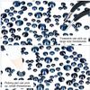 4240Pcs Montana Flatback Rhinestones 6 Sizes Crystal Diamonds for Nail Art Crafts Clothes Shoes with Tweezers and Picking Pen view 4