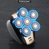 Universal Blue 6 Blades Shaver Replacement Heads for Head Shaver view 3