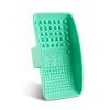 Portable Textured Brush Cleaner Cleansing Palette Silicone Mat Washing Tool Brush Scrubber for Removing Oil & Impurities from Brush Bristles,Mess Free, Cruelty Free, Extend Brush Life, Green view 1