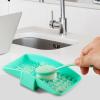 Portable Textured Brush Cleaner Cleansing Palette Silicone Mat Washing Tool Brush Scrubber for Removing Oil & Impurities from Brush Bristles,Mess Free, Cruelty Free, Extend Brush Life, Green view 4