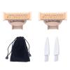 2PCS LinMei Nu Shaver Replacement Heads Compatible for Finishtouch Flawless Women Nu Razor with Bag, 2 Cleaning Brush view 1