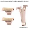 2PCS LinMei Nu Shaver Replacement Heads Compatible for Finishtouch Flawless Women Nu Razor with Bag, 2 Cleaning Brush view 4