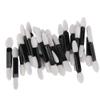 Disposable Dual Sided Eyeshadow Brush Comfortable Sponge Tipped Oval Makeup Applicator 50pcs Eye Shadow Stick Eye Shadow Applicators,Eye Shadow Stick,Eye Shadow Brush,Disposable Eye Shadow view 1