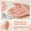 AZUREBEAUTY Nail Repair Kit Transparent Nude Brown Broken Cracked Split Weak Nails, Ideal Solution Emergency Easy Quick Fix Dip Powder 28 g 1 Oz Quick-Drying Repair Glue 10 ml Nail File & Nail Buffer view 2