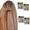 Camila Paris CP2008 Tokyo French Hair Side Comb 4 Piece Handmade Small, French Twist Decorative Hair Combs, Strong Hold Hair Comb Clips for Women, No Slip Styling Girls Hair Accessories Made in France view 1