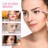 FRCOLOR 12pcs Silicone Lip Brushes Lip Mask Applicator for Makeup Transparent Handle Friends Special Occasions view 4