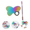 Mobestech Nail Art Palette Mixing Tray Spatula 10 Makeup Palette Set for Foundation Pigment Mixing Professional Nail Art Tools view 4