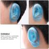 COHEALI 12pcs Silicone Ear Covers for Hair Dyeing Ear Protectors for Bathing and Hair Treatments Comfortable Earmuffs for Salons and Home Use Sky view 4