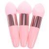 FRCOLOR 3pcs Beauty Makeup Tools Dual-ended Sponge Applicators for Foundation Blush and Powder for All Skin Types Quick Handy Use for Various Cosmetics view 1
