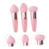 FRCOLOR 3pcs Beauty Makeup Tools Dual-ended Sponge Applicators for Foundation Blush and Powder for All Skin Types Quick Handy Use for Various Cosmetics view 3