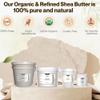 Organic Refined Shea Butter  Unscented & Smooth Texture  Premium Cosmetic Grade Shea Butter for Skincare, Hair Care, Soap Making, Lotions, Balms & DIY Formulations | France (Net Wt. 0.45 kg / 1 lb) view 3