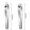 4 Pcs Fish Bone Tweezers, PIVHWIR Stainless Steel Flat and Slant Tweezers Pliers Remover Tool for Remove Fish Bones, Needle Dones, Scales view 2