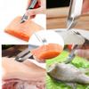 4 Pcs Fish Bone Tweezers, PIVHWIR Stainless Steel Flat and Slant Tweezers Pliers Remover Tool for Remove Fish Bones, Needle Dones, Scales view 3