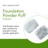 Honeybee Gardens Foundation Powder Puff (5-pack) | Cruelty Free view 2