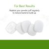 Honeybee Gardens Foundation Powder Puff (5-pack) | Cruelty Free view 4