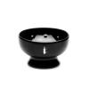 Tatara Porcelain shaving soap bowl, interior dimples for easy leather, 100% made in Portugal, ergonomic (dark) view 1