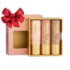 Poppy & Pout All Natural Lip Tints, Sustainable Cardboard Tubes, Hand-filled, Beeswax, Vitamin E, Coconut Oil, Cruelty Free (Love & Light Shades Trio) view 1
