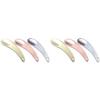 minkissy 6pcs Zinc Alloy Cosmetic Spoon Facial Cream Spatulas for Beauty Eye Cream Serum Application for Home Travel Use Easy to Clean view 1