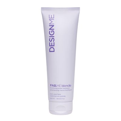 DESIGNME FAB.ME Toning Purple Shampoo for Blonde, Grey & Brassy Hair