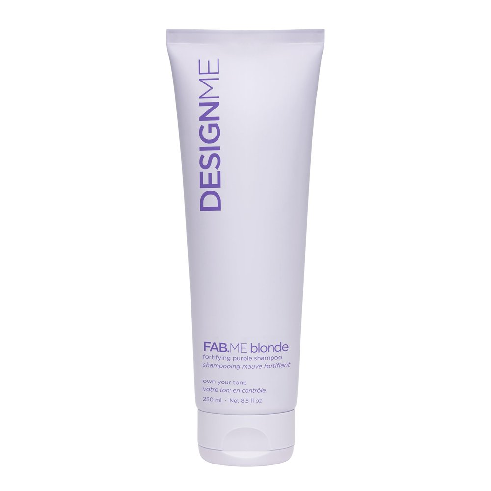 DESIGNME FAB.ME Toning Purple Shampoo for Blonde, Grey & Brassy Hair