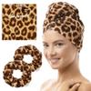 THE PERFECT HAIRCARE Microfiber Hair Towel Wrap + 2 Smooth Large Hair Drying Tie for Wet Hair - Anti-Frizz, Gentle, Absorbent Hair Scrunchies or Face Washing Wristband view 1
