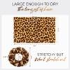 THE PERFECT HAIRCARE Microfiber Hair Towel Wrap + 2 Smooth Large Hair Drying Tie for Wet Hair - Anti-Frizz, Gentle, Absorbent Hair Scrunchies or Face Washing Wristband view 3