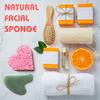 60-Count Compressed Facial Sponges | Makeup Remover Sponge | 100% Natural Cosmetic Spa Sponges for Facial Cleansing | Exfoliating Mask | Face Scrubber (Heart) view 4