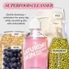 Saturday Skin Hydrating Gentle Facial Gel Cleanser Makeup Remover Sensitive Skin Face Wash Antioxidant Vitamin Brightening Smoothing | Korean Skin Care CICA Acai Berry Oats view 2