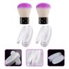 minkissy 10pcs Nail Duster Brush for Dip Powder Application Soft Mushroom Nail Dust Brush for Manicure and Pedicure for Home and Salon Use view 3