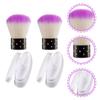 minkissy 10pcs Nail Duster Brush for Dip Powder Application Soft Mushroom Nail Dust Brush for Manicure and Pedicure for Home and Salon Use view 4