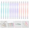 Beaupretty 90pcs Dead Skin Fork Nail Care Tool Dual-ended Cuticle Remover for Manicure Pedicure and Handle Random Colors view 3