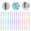 minkissy 60pcs Dead Skin Remover Tool Portable Dual-head Nail Care Forks for Cuticle Removal Manicure view 2