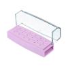 minkissy 3pcs Nail Drill Bit Storage Case Organizer for Polishing Stylish and Compact Design for Nail Art Practice for Home and Salon Use Plastic Material view 3