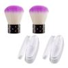 minkissy 4pcs Nail Dip Powder Kit Soft Bristle Dust Brush for Nail Art Manicure for Cleaning and view 3