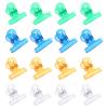 Beaupretty 60pcs Nail Extension Clips Transparent Colored Nail Retaining Clips for Manicure Lightweight Art Tools for Home Salon Use for Fixing Molds view 2
