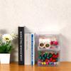 Cq acrylic Stackable Storage Drawers Set of 2,Under Cabinet Stackable Bins and Pull out Drawers Storage Container,4.4'' Tall Clear Plastic Organizer Bins for Makeup,Beauty Product,Machine Organizing view 2