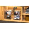 Cq acrylic Stackable Storage Drawers Set of 2,Under Cabinet Stackable Bins and Pull out Drawers Storage Container,4.4'' Tall Clear Plastic Organizer Bins for Makeup,Beauty Product,Machine Organizing view 4